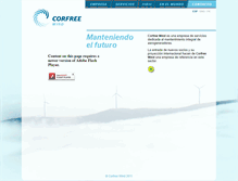 Tablet Screenshot of corfreewind.com